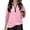 Pink, variant on Girls Half Zip Sweatshirt Quarter Zip Pullover Sweatshirts Fall Clothes for Teen Girl Black 12-13 Years