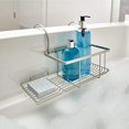 thumbnail image 2 of Interdesign 6032897 Everett Bath Caddy, Satin Silver, 2 of 5