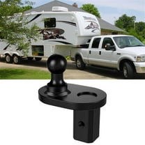 Nilight Gooseneck Ball Extender 4" Offset Ball Compatible with B&W Trailer Hitches Turnoverball Heavy Duty 2-5/16" Ball 20000 lbs GTW 5000 lbs VTW