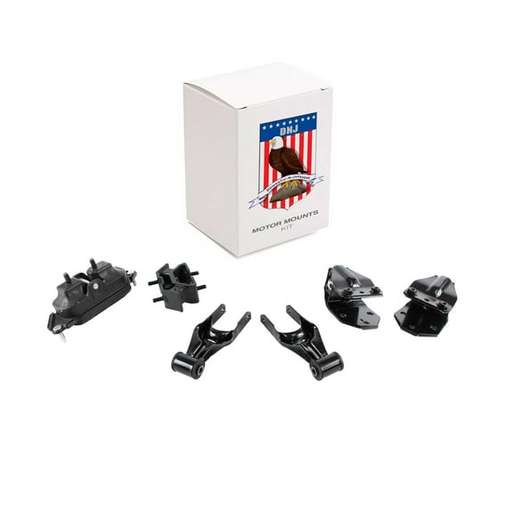 DNJ MMK1068 New Engine Motor Mount Trans. Kit Fits Cars & Trucks 06-11 Chevrolet 3.5L 12V OHV