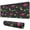 Colorful Dinosaurs Plants, variant on Long Mouse Pads for Desk,Colorful Dinosaurs Plants Pattern Desk Mats on Top Of Desks, Desk Mouse Pad Extra Large with 3mm Non-Slip Base and Stitched Edge for Gaming,Office,Work,Home 31.5"x11.8"