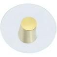 thumbnail image 5 of Meridian Furniture Glassimo Glass Top Coffee Table with Brushed Gold Iron Base, 5 of 8