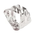 thumbnail image 2 of Pulsera abierta Yuyangstore Brazalete decorativo minimalista Estilo B Plata, 2 of 8