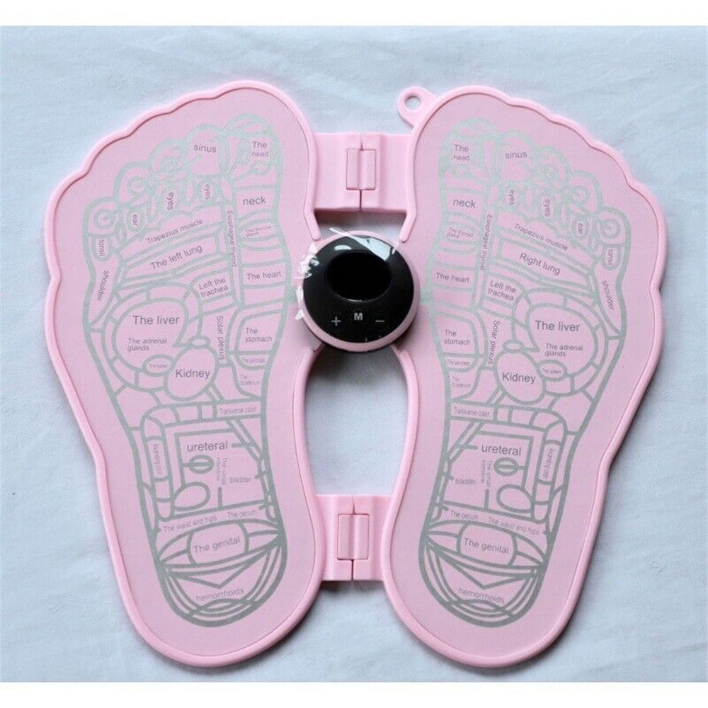 SHELLTON Electric EMS Foot Massager Leg Reshaping Pad Feet Muscle Stimulator Mat Stock