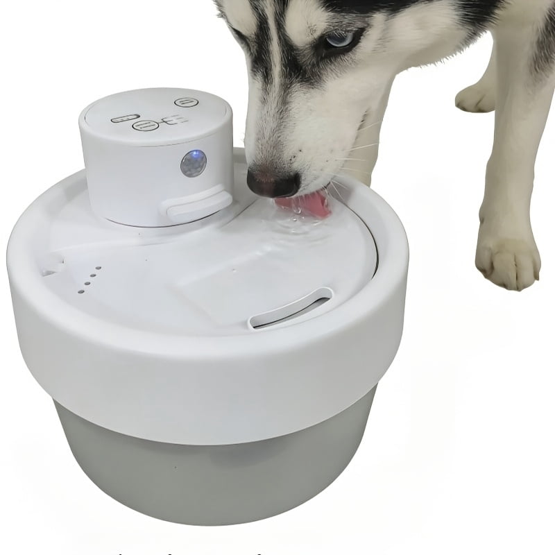 Automatic  Water Dispenser, 33.82oz Capacity, for Indoor Use. This Quiet  Water Fountain Provides Fresh Drinking Water, Comes with a Filter, and Requires No Batteries.