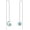 B-Turquoise+sun and moon, variant on Moonstone Threader Earrings Long Chain Drop Earrings in 925 Sterling Silver