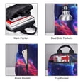 thumbnail image 3 of Fotbe Cosmic Cat Psychedelic Journey Mochila Ligera para Hombres y Mujeres - Duradera y Resistente al Agua, Ideal para Escuela, Trabajo, Viajes y Uso Diario, 3 of 7