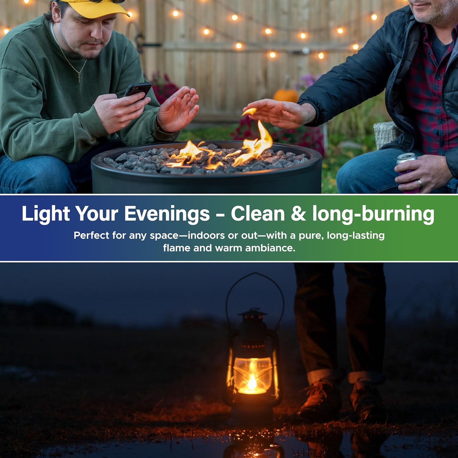 Firefly Fuel Eco-Friendly Tiki Torch Fuel, Lamp Oil, Clear, 16 oz