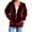 Red, variant on Full Zipper Sweatshirt Jackets for Women Soft Velvet Hoodie Sport Casual Fall Coat Long Sleeve Cardigan Outwear (XL, Red)