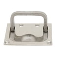 thumbnail image 1 of Boat Pull Flush Lift Ring, Rectangular Grip Handle Good Flatness Wear Resistant 316 Stainless Steel Durable Silver  For RVs, 1 of 8
