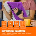 thumbnail image 5 of Shockproof Case for Samsung Galaxy Tab S10+/ S9+/ S9 FE+ Plus 12.4 Inch, 360 Rotating Stand Heavy Duty Protective Shoulder Strap with S Pen Holder Cover for Galaxy Tab S10+/S9+/S9 FE+, Purple, 5 of 20