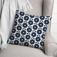 thumbnail image 3 of Creative Products Mid Mod Navy Floral 18 x 18 Indoor / Outdoor Pillow, 3 of 3