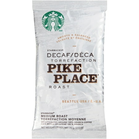 Starbucks Medium Pike Place Roast Decaffeinated Ground Coffee, 18