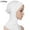 White, variant on Limei 1 Pieces Hijab Cap Adjustable Muslim Stretchy Turban Full Cover Shawl Cap Full Neck Coverage for Lady