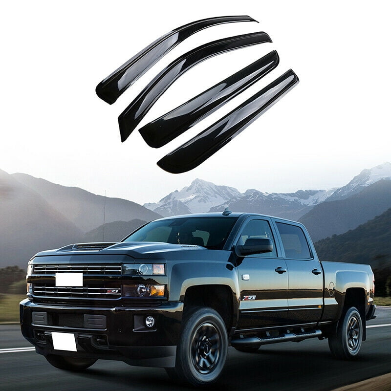 4x 94536 Wind Deflectors Sun Visor AA819 For Chevrolet Silverado 1500