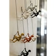 thumbnail image 2 of Contemporary Decorative Resin Climbing Man Wall Sculpture -  6" x 3" x 3", 9 Pack, Multicolor, 2 of 4