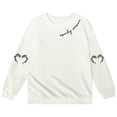 thumbnail image 4 of Chandail Doux à Manches Longues pour Fille, Graphique, Mignon, Col Rond, Chandails, Haut, Vêtements pour Filles, 4 of 4