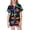 A-Black20, variant on JAJAHO Girls Halloween Pajamas Short Sleeve Sleepwear Spooky Button Down 2 Piece Pjs For Kids 3-14Y