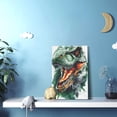 thumbnail image 5 of 12x18 inch Canvas Paintings For Bedroom Fierce Dinosaur,Home Decor Yard,Man Cave,Tavern,Bar Wall Art Prints Decor,Modern Art Fierce Dinosaur Decorative Painting,Gifts For Dinosaur Enthusiast, 5 of 6