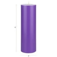 thumbnail image 2 of Mega Candles 3 pcs Unscented Lavender Round Pillar Candle, Hand Poured Premium Wax Candles 3 Inch x 9 Inch, Home Décor, Wedding Receptions, Baby Showers, Birthdays, Celebrations, Party Favors & More, 2 of 2