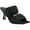 Black, variant on Marc Fisher Womens Toree Faux Leather Dressy Slide Sandals