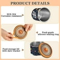 thumbnail image 5 of Astronaut Panda Planet Airtight Coffee Bean Canister 17oz Food Storage Containers with Lids For Gournd, Tea, Sugar, Flour, Rice, Cereal, Candy Cookie Jar, 5 of 8