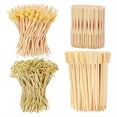 thumbnail image 1 of Kit de Palillos para Cócteles, 4 Estilos de Palillos Elegantes para Aperitivos, 3 Tamaños de Brochetas Largas de Bambú, Accesorios Decorativos para ., 1 of 7