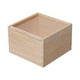 thumbnail image 3 of Caja de madera organizadora de joyas, caja de recuerdos portátil, cajas de madera con cierre transparente 12cmx12cmx8cm, 3 of 9