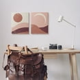 thumbnail image 2 of Stupell Industries Sun And Moon Sunrise Sunset Desert Collage Graphic Art Gallery-Wrapped Canvas Print Wall Art Set of 2, 16x20, by Becky Thorns, 2 of 5