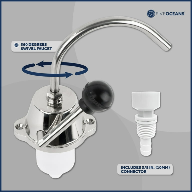 RV Manual Water Faucet with Pump