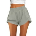 thumbnail image 2 of qolati Women's Athletic Running Shorts Quick Dry High Waisted Side Split Short Yoga Workout Active Gym Shorts with Zip Pockets, 2 of 8