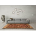 thumbnail image 3 of Ahgly Company Indoor Round Persian Brown Traditional Area Rugs, 3' Round, 3 of 4