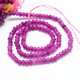 thumbnail image 2 of Natural White Jade Bead Strands Dyed Faceted Rondelle Dark Violet 4~5x3mm Hole: 0.5mm about 115~120pcs/strand 13.39~13.98 inch(34~35.5cm), 2 of 4