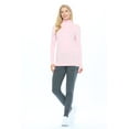 thumbnail image 2 of ACTIVE UNIFORMS Women's Long Sleeve Turtle-Neck T-Shirt Under Scrub (Pink, 3X-Large), 2 of 5