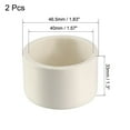 thumbnail image 2 of 40mm Pipe Cap Fitting, Slip End Caps DWV(Drain Waste Vent) White 2Pcs, 2 of 2