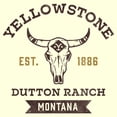 thumbnail image 2 of Men's Yellowstone Est. 1886 Dutton Ranch Montana Graphic T-Shirt, 2 of 4
