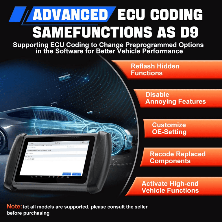 XTOOL IK618 Automotive Key Fob Programming Tool, Bi-Directional