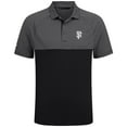 thumbnail image 2 of Men's Levelwear Black San Francisco Giants Classic Stripes Insignia 2.0 Polo, 2 of 3