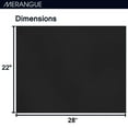 thumbnail image 2 of Merangue Bristol Poster Board, 22" x 28", Black, 24 Pack, 2 of 2