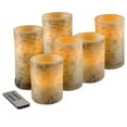 thumbnail image 5 of Lavish Home 6-Pack of Faux Birch Bark Battery Operated Flameless Candles, 5 of 7