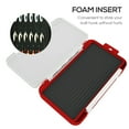 thumbnail image 2 of Double-Sided Fishing Tackle Box Lure Storage Box Tray with Removable Dividers, 2 of 8