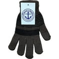 thumbnail image 4 of SOCKS'NBULK 12 Pairs of Winter Gloves Mens and Womens - Thermal Knit Stretchy Fuzzy Bulk Glove Colors (UNISEX STRIPE), 4 of 6