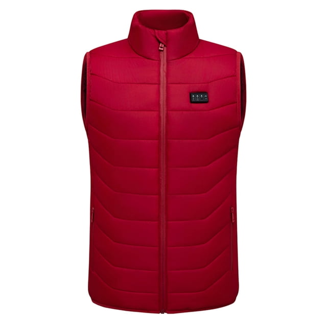 Ceisia Unisex 28-Zone Heated Stand-Collar Vest with 4-Speed Temperature Control Gift