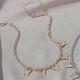 thumbnail image 5 of Collar de mariposa cubana con estilo para mujer, gargantilla con colgante de mariposa estilo hip hop, cadena de tenis multicapa, joyería de aleación, 5 of 5