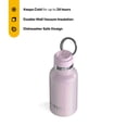 thumbnail image 2 of RTIC 12 oz Ceramic Lined Insulated Journey Water Bottle, Leak-Proof Lid, Pale Pink Glitter, 2 of 8