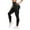 Black, variant on Women's High Waisted Seamless Leggings with Pockets Tummy Control Stretch Yoga Pants