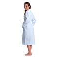 thumbnail image 2 of Women’s Long Waffle Robe - Lightweight 100% Cotton, 2 of 4