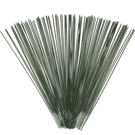 LOLIPPYY 100pcs Flower Stems For Crafts Green Durable Support For DIY Projects