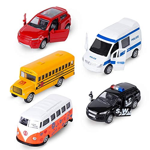 926116 Voiture avec Caravane Die Cast Kidz Corner Multicolore DG distributori giocattoli 