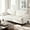 Beige1, variant on BSHTI 65” Modern Loveseat, Removable Cushion Covers, with 2 Bolster Pillows, Fine Linen Upholstery Couch, Easy Setup, Dark Gray